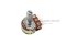[E] WH148 วอลลุ่ม 6 ขา Volume 10K แกนยาว 20 mm